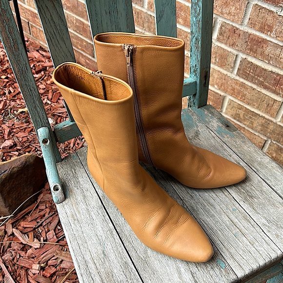 COCLICO Shoes - COCLICO Ladies EU 37 Camel Smooth Leather Heeled Boots